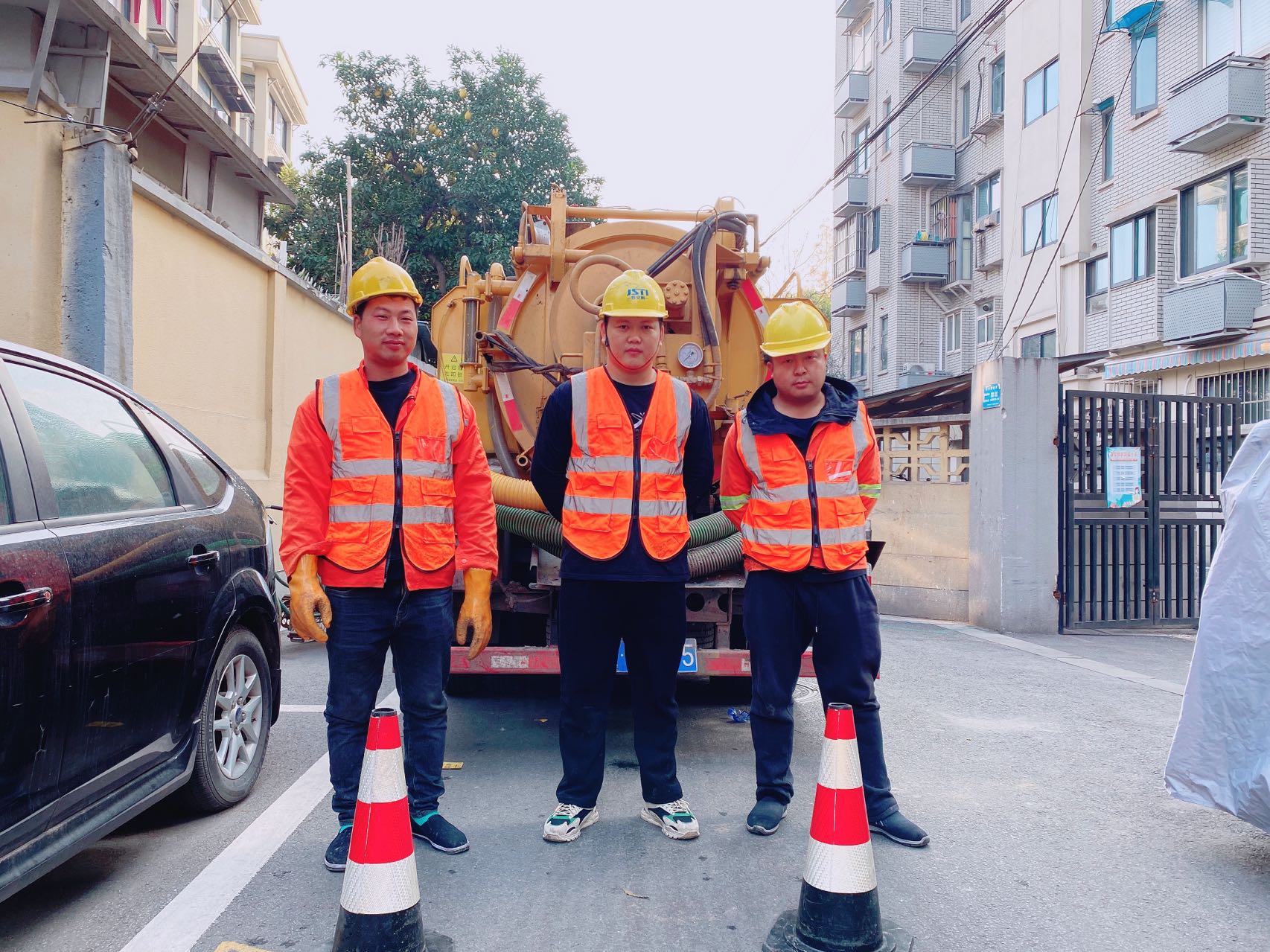 下蜀南京某小区管道清淤检测施工